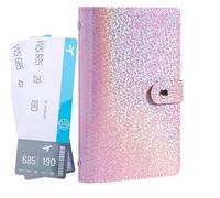 100 Envelopes Money Saving Challenge, Personal Cash Budgeting Planner, 8 Inch Cash Saving Envelope Book with Secure Closure, Durable PU Leather Organizer with Multiple Pockets