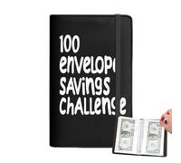 100 Envelopes Saving Challenge, 100 Days Tracker Planner Easy and Fun To Save 5050 Dollars, Savings 100 Envelope Challenge Budget with Cash Envelopes, Money Organizer and Financial Planne