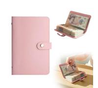 100 Envelopes Saving Challenge, 2026 Money Saving Wallets with 50 Pages and a Total of 100 can be Placed, Saving Notebook & Binder, for Home, Offices, ouples (Pink)