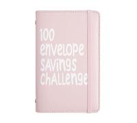 100 Envelopes Saving Challenge | Book Challenge Savings, Money Organizer For Income, Budget Management, Fund, Holiday, Financial Goals, Motivation Gift Idea