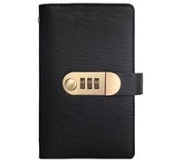100 Envelopes Saving Challenge, Money Saving Challenge Book with Lock, Cash Envelope Budget Planner Binder for Budgeting, Expense Tracking & Achieving Savings Goals (Black)