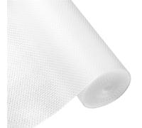 100% EVA Drawer Liners Anti-Adhesive Washable Non Slip Shelf Liner Fridge Liners Oil-Proof Kitchen Cupboard Liner for Wardrobe Cabinets Bedroom Pantry Desk Bathroom Clear