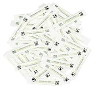 100 Fairtrade White Sugar Sticks - Individual Packets for Tea & Coffee | Premium Quality Sugar Sachets for Home Office Business & Travel | Letterbox Friendly | Single-Serve Sweetener Packed by Pastiko