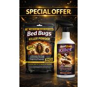 100 % faster Bed Bug killer spray & powder 500ml UK Fast Delivery