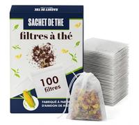 100 Fillable Tea Bags 8x6cm - Corn Fiber