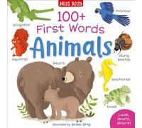 100+ First Words: Animals: An Interactive Picture Book with Fun Search and Find Activities for Kids