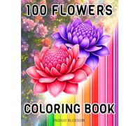 100 FLOWERS COLORING BOOK