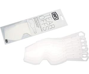 100% FMF Goggles POWERBOMB/POWERCORE Laminated Tear-Offs 2 x 7 pk
