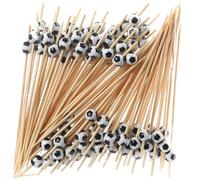100 Football Fruit Picks, Finger Food Skewers, Cocktail Skewers, Finger Food Party Pickers, Finger Food Selection, World Cup Football Decoration