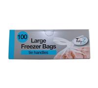 100 Freezer Bag Tie Handles