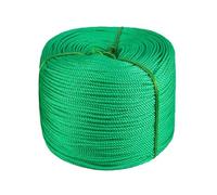 100 Ft 1/2" Nylon Rope Poly Strong Utility Cord For Clothes Line Flag Pole Camping Crafting Sun-resistant And Wear-resistant(Green 10mm,20m)