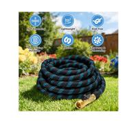 100 FT Non-Expandable Garden Hose, Upgraded Flexible Water Hose, Ultra Light Weight Non-Expanding Hoses, Leak Proof