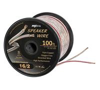 100 ft. Spool High Performance 16 Gauge Speaker Wire, Oxygen Free Pure Copper - UL Listed Class 2