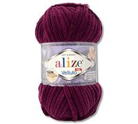 100 g Alize Velluto Wool in 30 Selections (111 | Plum)