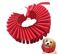 100 g Elizabethan Collar - Cotton Lace, Adjustable Ruffle | Renaissance Pet Core Clothing with Clown Style , Costume Ruff for Cats and Dogs during Parties, Cosplay or Theme Photography