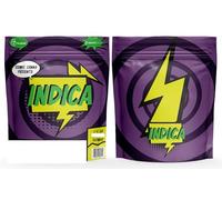 100 g Grove Bags Terploc (Original - Made in U.S.A) - Comic Canna Indica - Special Soft Touch Edition - Child Resistant - with Child Lock - for Fermenting, Storing and Storing Herbs