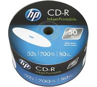 50 Genuine HP Inkjet Printable CD-R 80 mins Blank CD Discs 700MB 52X