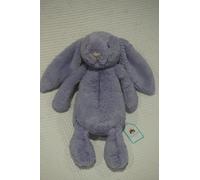 100% GENUINE JELLYCAT ORIGINAL BASHFUL VIOLA BUNNY - SOFT PLUSH TOY - MEDIUM