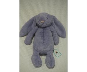 100% GENUINE JELLYCAT ORIGINAL BASHFUL VIOLA BUNNY - SOFT PLUSH TOY - MEDIUM