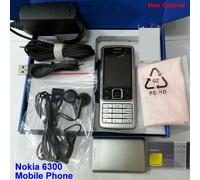 100% Genuine New Nokia Original 6300 GSM 2MP Unlock Mobile Phone Silver+1GB card