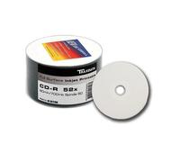 100 Genuine Traxdata Ritek White Hub Inkjet Printable CD-R 8x 700MB 80 mins in Shrinkwrap (2 x 50 packs)