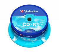 100 Genuine Verbatim Extra Protection CD-R 52x 700MB 80m Blank CD Discs 43432