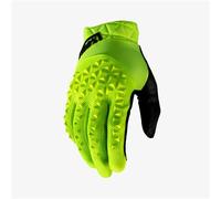 100% Geomatic Long Finger MTB Cycling Gloves Fluo Yellow