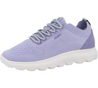 £100 GEOX D SPHERICA A SIZE 7.5 41 VIOLET WHITE KNIT / SUEDE TRAINERS SNEAKERS