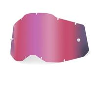 100percent Rc2/ac2/st2 Replacement Lenses Clear Sheet Mirror Pink Lens/CAT2 Sheet Mirror Pink Lens/CAT2 Pink