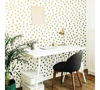 100 Gold Dalmation Spots Vinyl Wall Decal Sticker Dalmatian Print Irregular Polka Dot Bedroom Nursery