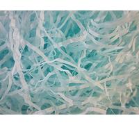 100 Grams of BABY BLUE/LIGHT BLUE Extra Soft Shredded Tissue Paper (Shoe Box Size) - Luxury Hamper Shred Gift Packaging