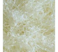 100 Grams of CREAM/IVORY Extra Soft Shredded Tissue Paper (Shoe Box Size) - Luxury Hamper Shred Gift Packaging