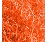 100 Grams of ORANGE Extra Soft Shredded Tissue Paper (Shoe Box Size) - Luxury Hamper Shred Gift Packaging