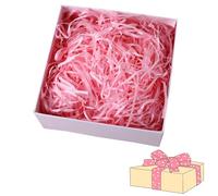 100 Grams Pink Shredded Tissue Paper, Perfect for Gift Box Decoration, Valentine's Day, Christmas, and Birthday Celebrations, Soft and Vibrant Filler for Crafting