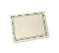 100 Green Paper Certificates