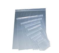 100 Grip Seal Bags 2.25" x 3" | Reusable Strong Zip Lock | Clear Resealable Plastic Bags | Polythene Packaging for Food Storage, Jewellery - Sabco (2.25" x 3")