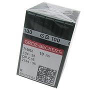 100 Groz-Beckert DPX35 134-35(R) Walking Foot Industrial Sewing Machine Needles in CKPSMS Clear Plastic Box Compatible with/Replacement for PFAFF Brand 1245&Adler Brand 067 (Needle Size:12/80)