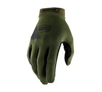 100% GUANTES RIDECAMP Gloves Army Green/Black - S