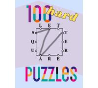 100 Hard Letter Square Puzzles: 100 word games as seen in the NYT (Word Boxes)