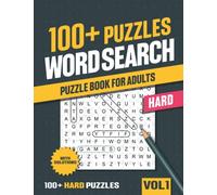 100+ Hard Word Search Puzzle Book for Adults: Word Search for Adults and Seniors with Big Challenging Puzzles for Relaxing and Fun