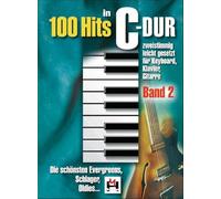 100 Hits In C-Dur Band 2 Piano Keybord Guitar Book