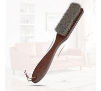 100% Horse Hair Clothes Brush for Wool Coats Cashmere Suits No Shedding Soft Bristle Garment Brush for Lint Removal Premium Beechwood Handle Hat Brush for Furniture Cowboy Hats Felt Fedora Cleaning