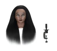 100% Human Hair Mannequin Head Human Hair Braiding Head Practice Head for Girls Practical