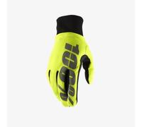 100% Hydro-Matic Waterproof MX Motocross MTB Gloves (Fluo Yellow)