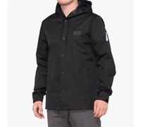 100% Hydromatic Parka Lightweight Waterproof Jacket Black