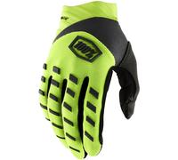 100% Hydromatic WP Youth Bicycle Gloves, yellow/black, size M