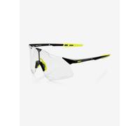 100% Hypercraft Glasses Glossy Black Yellow with Photochromic Lens