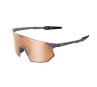 100% Hypercraft SQ Sunglasses, Soft Tact Grey; Hiper Copper Mirror, One Size