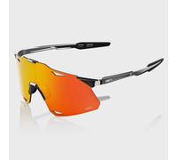 100% Hypercraft Sunglasses - HiPER Mirror Lens - Black Chrome / HiPer Red Mirror Lens