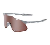 100% - Hypercraft Xs Matte Stone Grey Hiper Crimson Silver Mirror Lens - Sunglasses